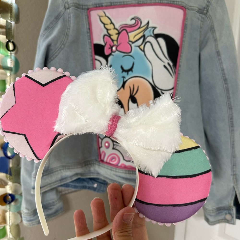 Disney - One of a Kind, Unique - Item Name: (Minnie) Pink Pony Jacket - denim - Picture 11 of 16